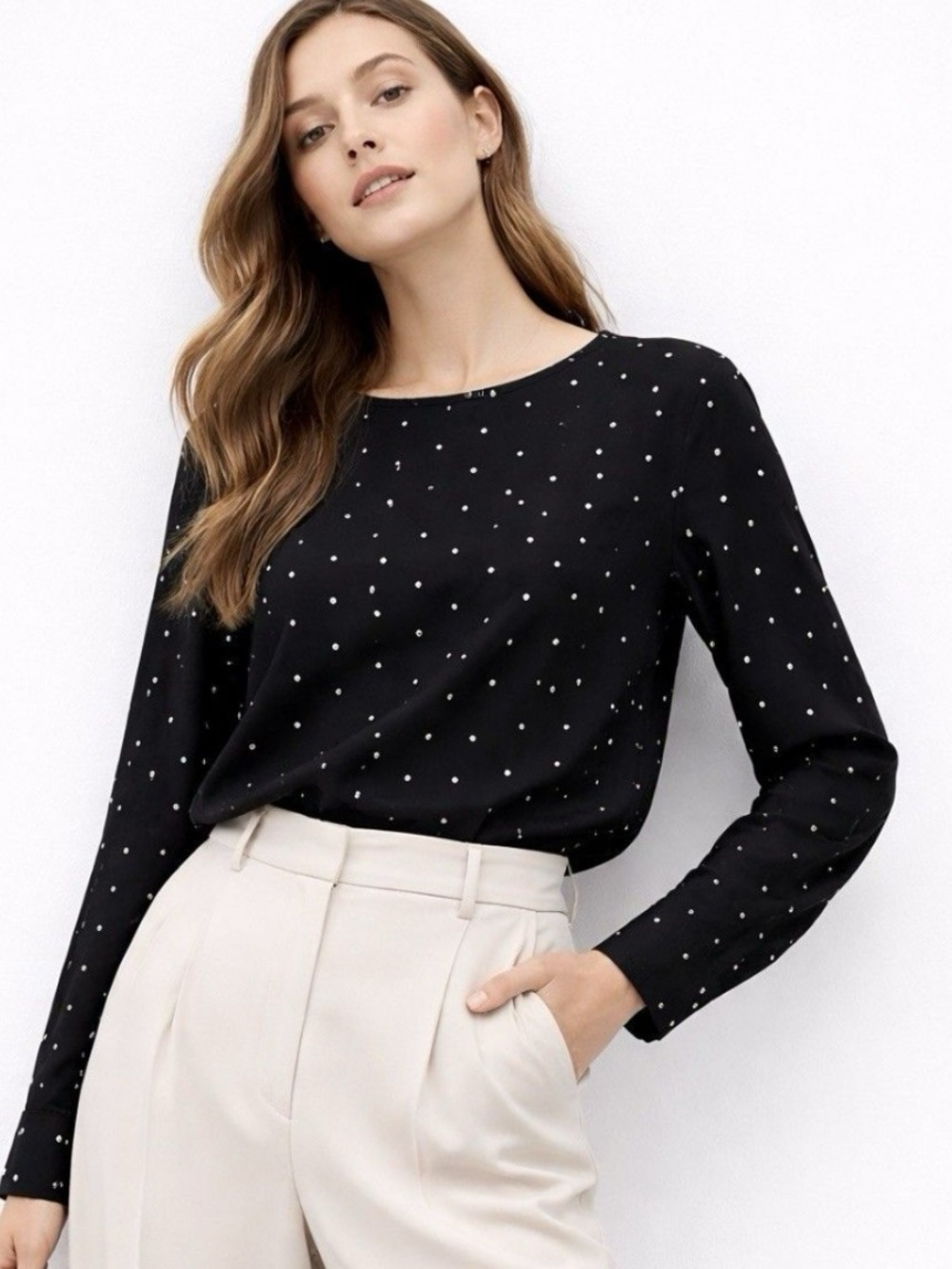 BB Dakota- Studded Blouse